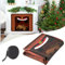 Magnetic Fireplace Cover, Fireplace Blocker Blanket Stops Heat Loss, Christmas Fireplace Covers Decorative, Hot & Cold Air Blocker, Fireplace Draft Stopper Save Energy, 39 W x 32 H