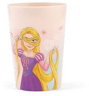 Lulabi Princess - Vaso de polipropileno, rosa, 25,5 cl