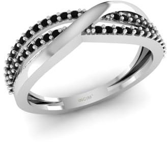 Pargold® 8K 333 Gold Ring für Frauen | Leicht und hypoallergen | Winzige körnige Kristalle mit ewigem runden Design | Ideal für besondere Anlässe wie Hochzeit, Jahrestag, Geburtstag