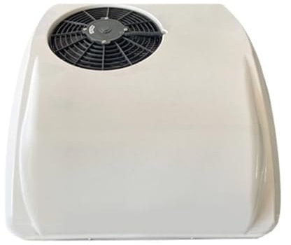 Aire acondicionado en la azotea 12v 24 Voltios Semi Calefacción Y Refrigeración Aire Acondicionado Camper Camión Rv Aire Acondicionado En La Azotea(White,24v)