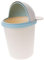 VOSAREA Bär Mülleimer Schreibtisch-mülleimer Recycling Kann Mini-mülleimer Mit Deckel Desktop-papierkorb Küchenmülleimer Schlafzimmer Mülleimer Cartoon-mülltonne Plastik Sky-blue