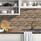 CHDITB 3720 Brown wood grain wall Sticker for bedroom