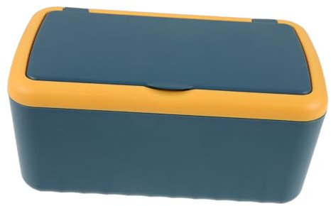 MAGICLULU Rechteckige Kunststoffbox Für Feuchttücher Leicht Tragbar Und Praktisch Für Schreibtisch Esstisch Oder Kinderwagen Platzsparendes Design Zur Einfachen Aufbewahrung Und Bedienung