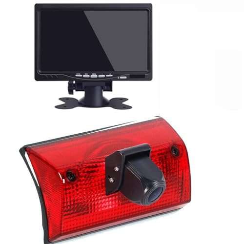 Auto Third Bremsleuchte Brake Light Kamera Fit for Mercedes Benz Sprinter 2500 3500 W901 W902 W903 W904 B901 B902 B903 B904 B905 616 Dodge Cargo VW LT Mk II 28-35 II Bus 28-46 II+7 Monitor