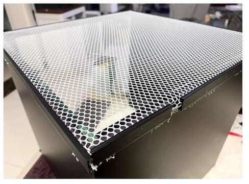 Verstellbarer magnetischer Aquarium-Deckel – anpassbares Anti-Sprung-Mesh-Netz für Aquarien und Terrarien, 120 x 40 cm – ideal zum Schutz von Haustieren und Fischen