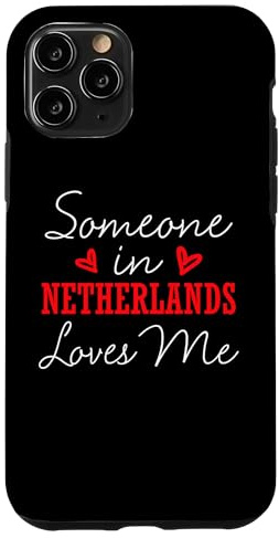 Hülle für iPhone 11 Pro Someone in Netherlands Loves Me Beziehungspaar