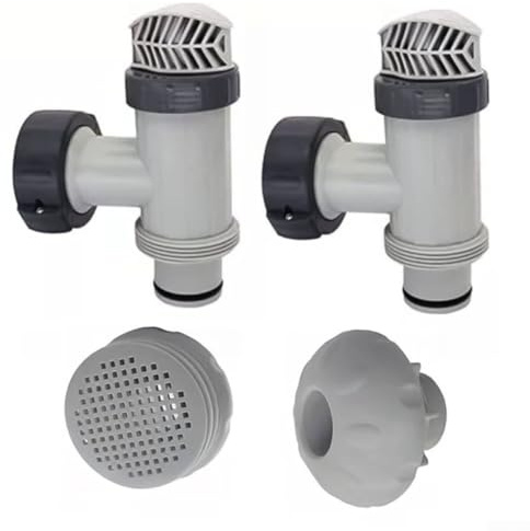 Kit de filtración de piscina sobre el suelo con válvulas de émbolo de salida de 1.25 y entrada de agua de 1.5 para aplicaciones estándar