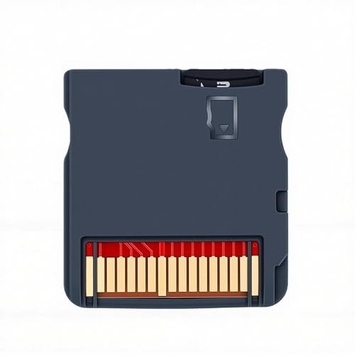 VELATEMOR Videospiel-Flash-Karte, Spielekonsole, Flash-Cartridge, Speicherkarte, Kompatibel mit NDSL NDSi 2DS 3DS 3DSL NEW 3DS NEW X 2DSXL mit Integriertem 64-GB-Speicher für (Black)