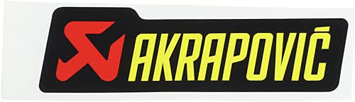 Akrapovic Schwarz/Gelb/Rot Aufkleber (P-HST2AL)
