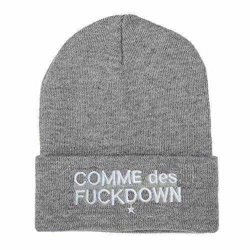 SRKS NYC Man & Woman Winter Mützen Beanie Neu Homies Ballin 20 Designs (Comme des F Grau)