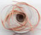 CaPiSo 100m Satinband 3mm Schleifenband Geschenkband Dekoband Satin Hochzeit Weihnachten Weihnachtsband (Apricot)