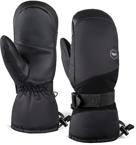 Tough Outdoors Skihandschuhe für Herren und Damen - Skihandschuhe wasserdicht warm - Handschuhe Snowboard Ski Winter - Männer und Frauen Snowboardhandschuhe - Ski Gloves