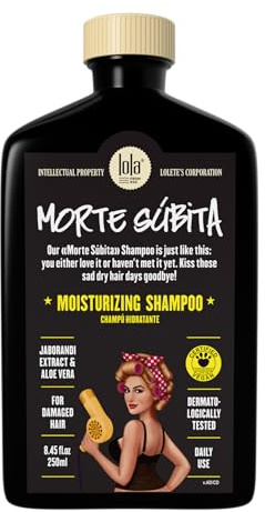 Lola From Rio Morte Súbita Shampoo Hidratante 250ml - shampoo for damaged hair