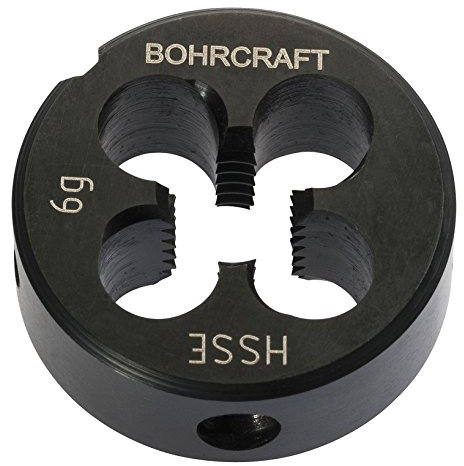 Bohrcraft 42101101200, Gewindeschneideisen M12 HSS-Co , für Stahl, Edelstahl,NE-Metalle, Schneideisen