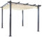 DEMA Pergola Freiburg Ecru mit Sonnendach