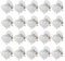 24pcs clip di artiglio capelli presa antiscivolo clip mascella mini capelli artigli pinze morsetti per capelli per donne e ragazze (trasparente)