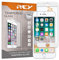 REY 2X Protector de Pantalla 3D para iPhone 7 / iPhone 8 / iPhone SE 2020 / iPhone SE 2022 5G, Blanco, Protección Completa, 3D / 4D / 5D