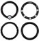 Crdifu 2/3/4 Stk. Nasenring Clicker 8mm Edelstahl Segment Tragus Lippe Helix Nase Piercing Ring