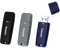 Espeon 3 Stück, 32 GB, USB 2.0, USB-Stick, Gummischalenschutz, Farbe: Business - Schwarz, Dunkelgrau, Marineblau