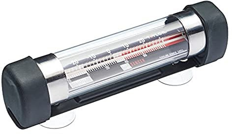 Taylor Pro Fridge and Freezer Thermometer, Accurate Multi-Functional Kitchen Home Appliance Safe Storage Temperature Gauge, with 5-Year Guarantee, Plastic, Silver/Black,15 x 4 cm