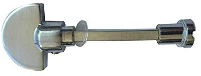 IRONMONGERY HARDWARE ONLINE Bathroom Thumb Turn Replacement Spindle Door Lock Spare Handle snib bar (Satin Chrome)