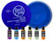 RedOne Barber Set Aqua Hair Wax Blue Haarwachs Haar Styling Wachs Herren Haargel (2x150ml) Marmara Barber Eau de Cologne Duftwasser (1x50ml) (2x Blue 150ml + 50ml)