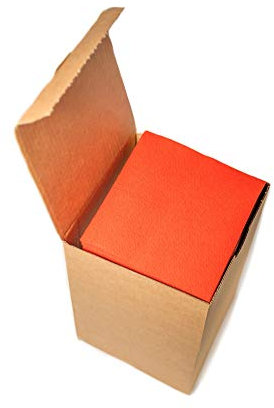 200 Aroba Airlaid Cocktail Servietten Stoffähnlich Dessert Serviette 20x20 cm 1/4 Falz Hochwertig|21 Farben|Hochzeit Geburtstag Bar Caffee Disco Hotel Catering Party Rot