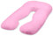 Vitabo weiches Schwangerschaftskissen und Stillkissen U-Form | ergonomisches Seitenschläferkissen | Flexibles Stützkissen und Kniekissen für erholsamen Schlaf | 110x70 cm (Rosa)