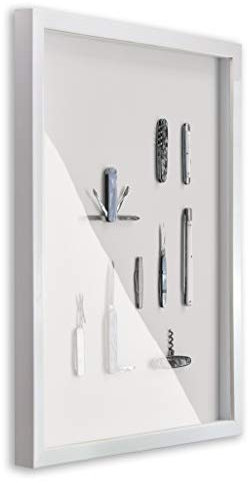 Objektrahmen Talon SPACE 70x100 cm Weiß Hochglanz 3D Bilderrahmen zum Befüllen