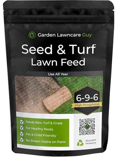 Seed Start - For Healthy Grass Seeds and Turf - Pre Seed and Pre Turf Lawn Fertiliser - Child and Pet Friendly - Garden Lawncare Guy 2.5kg