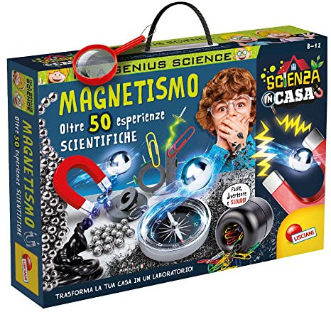 LISCIANI- I'm a Genius Wissenschaft im Haushalt, Magnetismus, Hufeisen, Magnetscheiben, Mehrfarbig, 97517