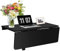 COSTWAY Tavolo Pieghevole a Muro, Tavolino Porta PC da Parete in Legno, Tavolo a Scomparsa Multifunzionale, Ideale per Soggiorno, Cucina e Studio, 80 x 60 x 45 cm (Nero)