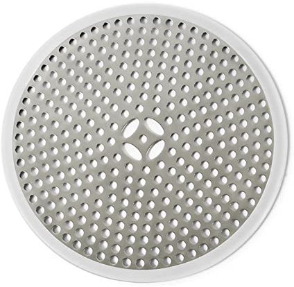 Drain de Douche en Acier Inoxydable Filtre pour Bonde de Douche Filtre de Cheveux Antirouille Anti-colmatage Couvercle de Vidange de Douche Grille Douche pour Salle de Bain Cuisine Argent