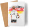 Kiddle-Design Fussball Karte Personalisiert WM Weltmeisterschaft Namen Fußball Fanartikel Kinder Jungs Mädchen Fußballfan Grußkarte Faltkarte Geburtstagskarte