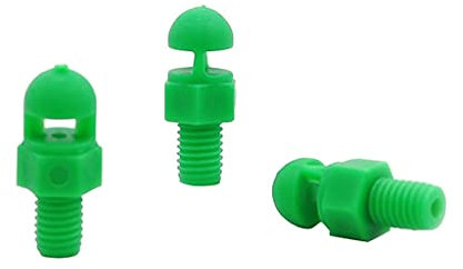 EVANEM 50 Unids 360 Grados Refracción Micro-pulverizadores Boquillas De Nebulización, para Sistemas De Riego De Riego De Efecto Invernadero Aspersores De Niebla