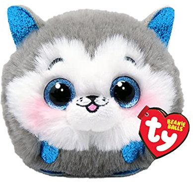 TY Slush Heiser Beanie Balls 3 | Beanie Baby Weiches Plüschtier | Sammlerstück Kuscheliger Stoffteddy