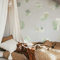 Neukids FABRIC Kinderzimmer Wandtattoo Junge, Abstrakte Grüne Aquarellpinselstriche Wandtattoos Junge Wandsticker, Kinderzimmer Wandaufkleber Babyzimmer Spielzimmer Korridore Wanddeko