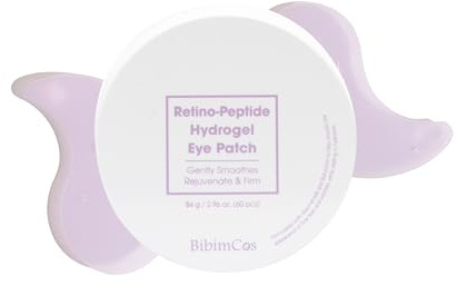BibimCos Augenkonturenmaske Korean Skincare, Anti-Aging Augenmaske mit Bakuchiol und Niacinamid, Aufhellend und Feuchtigkeitsspendend, für Alle Hauttypen Geeignet, Vegan, 30 Paar