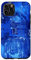 Carcasa para iPhone 11 Pro Patrón de placa de circuito de placa base de computadora azul