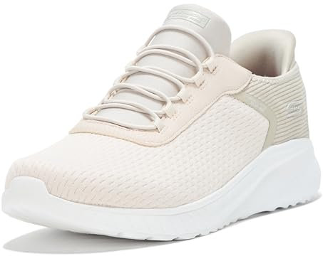 Skechers Damen Bobs Squad Chaos In Color Sneaker, Off White Mesh, 43 EU