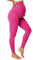 BAYDI Nudi Legging de grossesse opaque taille haute pour femme enceinte, Rose vif, XL