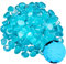 Pierres Lumineuses 100 Pièces Lumineux décoratifs Fluorescent Galet Cailloux Lumineux Brillent dans Le Noir Cailloux Décoratif pour Aquarium Jardin Pots de Fleurs Allée Fish Tank (bleu)