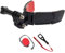 Mentonnière pour casque de moto - Support de caméra de motard, support de menton, support de mentonnière pour caméscope, support de caméra de moto, kit de montage flexible pour caméra d'action