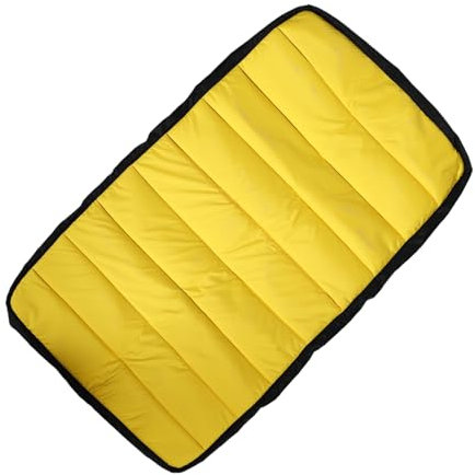 MOBUTOFU Accessoires De Tondeuse Autoportée Housses De Siège En Coton Accessoires De Tondeuse À Gazon Autoportée Housses De Tondeuse À Gazon Jaune Polyester