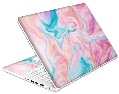 Laptop Skin Decal HP 14 - Marbling, Laptop Cover Sticker, No Cutting Required, No Bubble, Waterproof, Scratch Resistant - Including Wide Screen and Wrist Pad