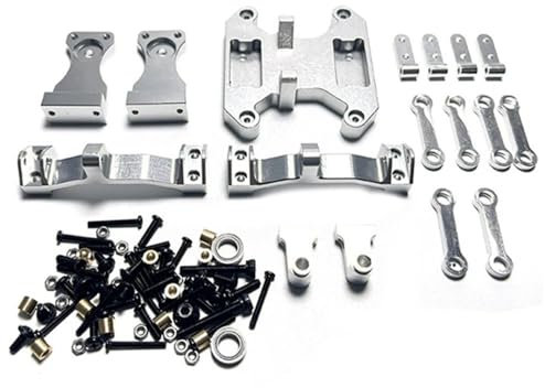 IJOSADON Kompatibles Zubehör Kompatibel mit Metal Balance Chassis Board Wippe Kit 1/16 RC Car B16 B36 Upgrade-Modifikation(White)