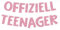 Offiziell Teenager Deko,13. Geburtstag Dekoration Banner,Deko 13 Teenager Mädchen,13 Geburtstag Partyzubehör für Mädchen Jungen(Rose Gold)