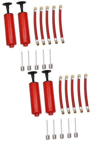 BESPORTBLE 2 Sätze Basketball Aufblasbare Nadel Poolpumpe Für Pumpsystem Pumpt Luft Elektrischer Luftpumpe Für Bälle Düse Schlauch Fußballpumpe Aufblasen Ballonpumpe Schlauchloses 12 Stück * 2