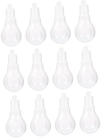 Cabilock 12 Stück Ring Chime Super Gooseneck Weihnachtstischdekoration Plüschtier Teelichter Kerzen Weihnachtskugel Anhänger Hängende Teelichter Kerzenhalter Teens Mehrere Haustier Oh