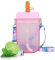 Popsicle Water Bottle with Straw Cute Ice Cream Drink Bottle Leakproof Plastic Juice Drinking Cup 300ml, Cooling